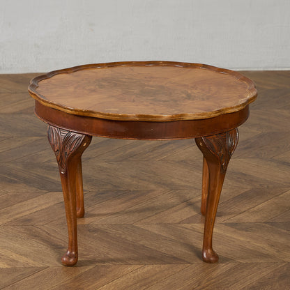 英国 クラシック クイーンアン様式 ラウンド センターテーブル ローテーブル