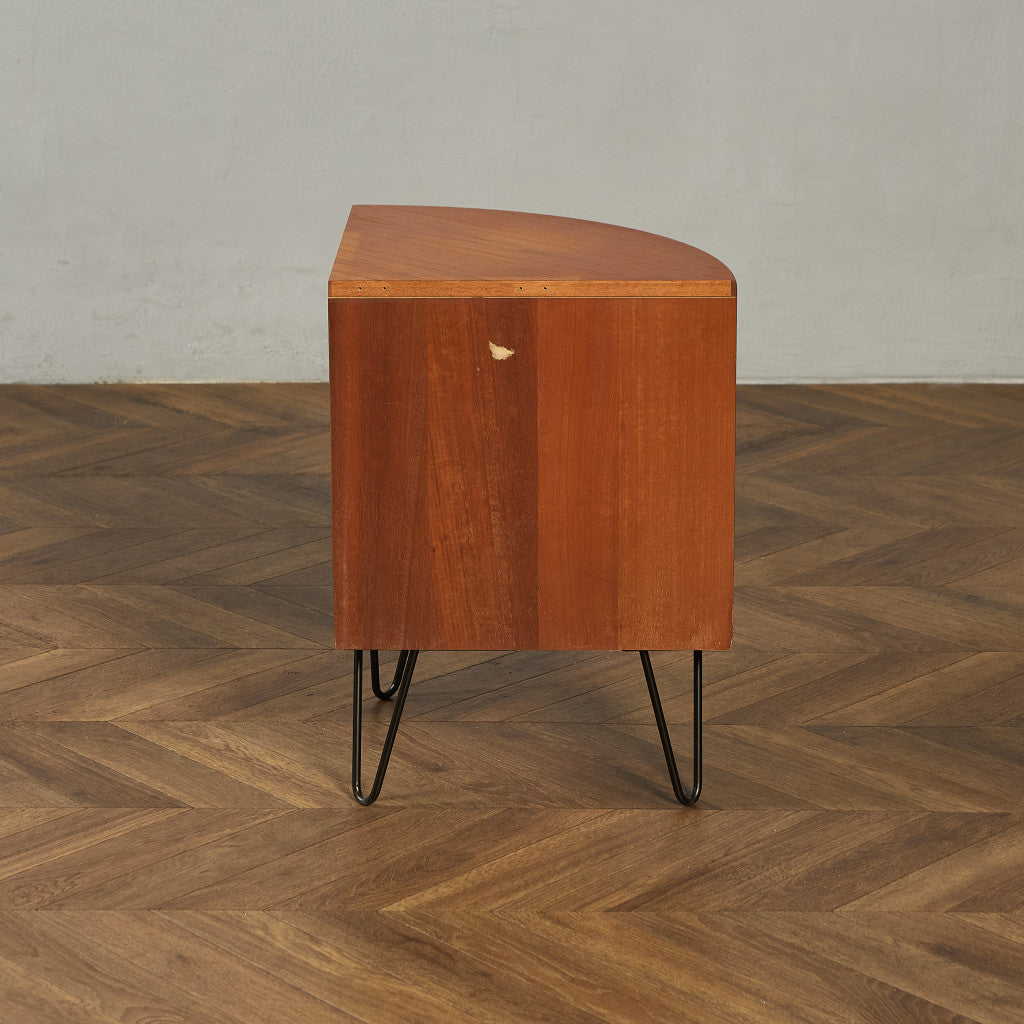 Fresco コーナーキャビネット 3点セット カスタム アイアン ヘアピンレッグ