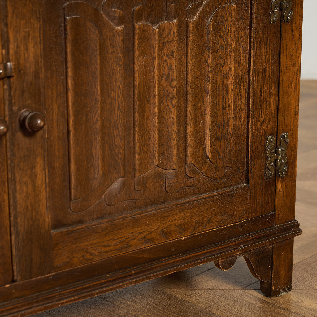 英国 クラシック オーク材 ブックケース