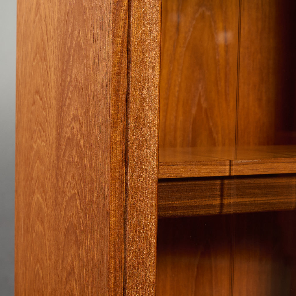 Fresco ガラス ブックケース カスタム アイアン ヘアピンレッグ