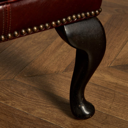 英国 クラシック チェスターフィールド スツール #83791