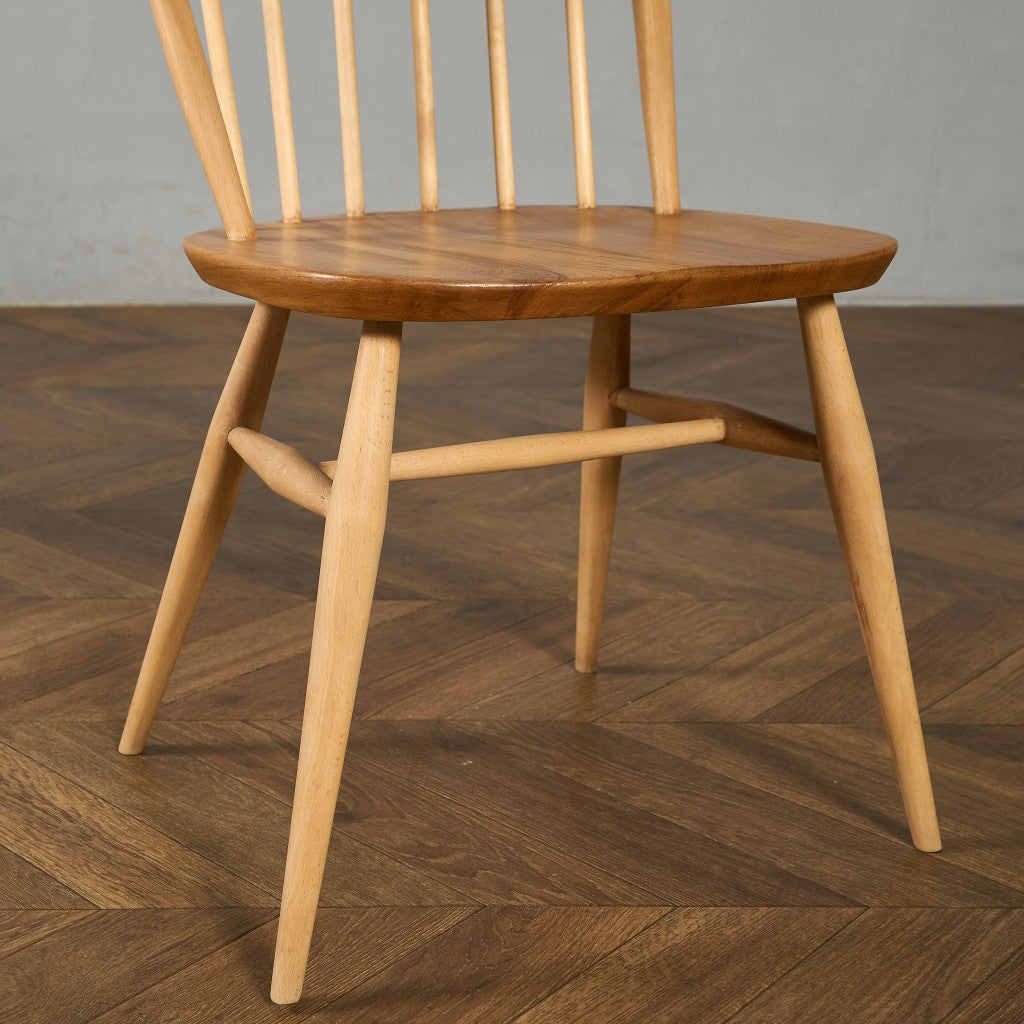 アーコール　フープバックチェア　イギリスビンテージ　ERCOL 4本　B アーコール ERCOL フープバックチェア ノーマルサイズ ブルーラベル