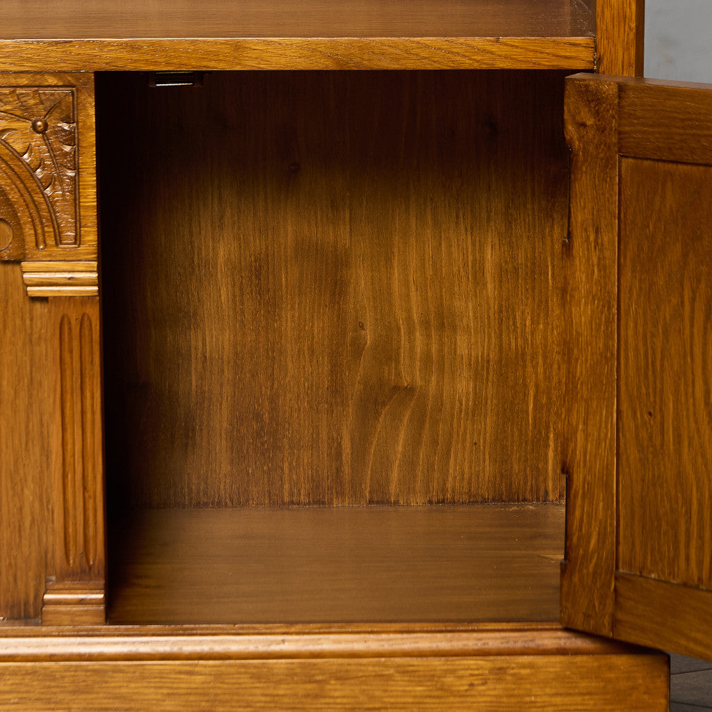 英国 クラシック オーク材 キャビネット