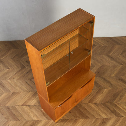 英国 ヴィンテージ ウォールユニット 本棚