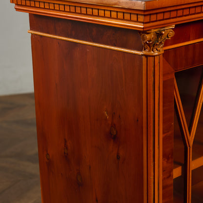 英国 クラシック エドワーディアン様式 ブックケース 食器棚