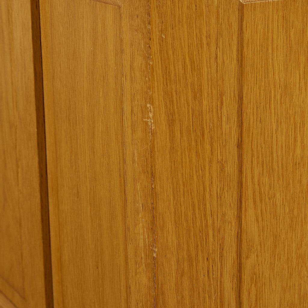 英国クラシック オーク材 ブランケットボックス