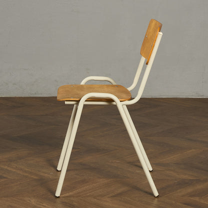 イギリス ヴィンテージ スタッキング スクールチェア #90101