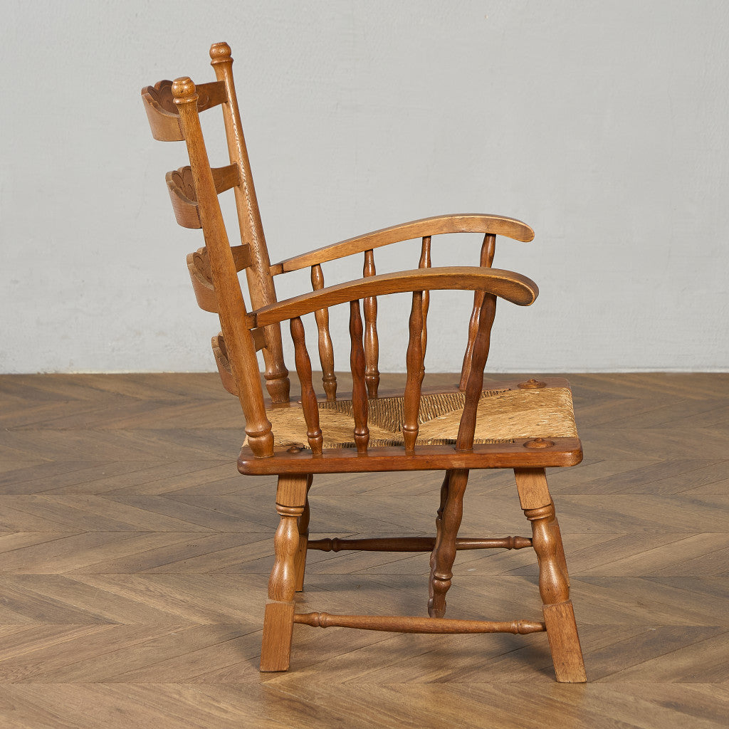 英国クラシック ラダーバック アームチェア