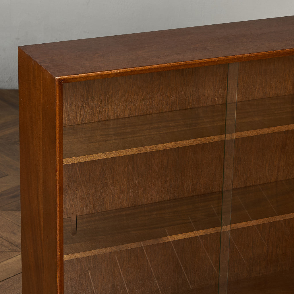 ヴィンテージ ガラス キャビネット 本棚