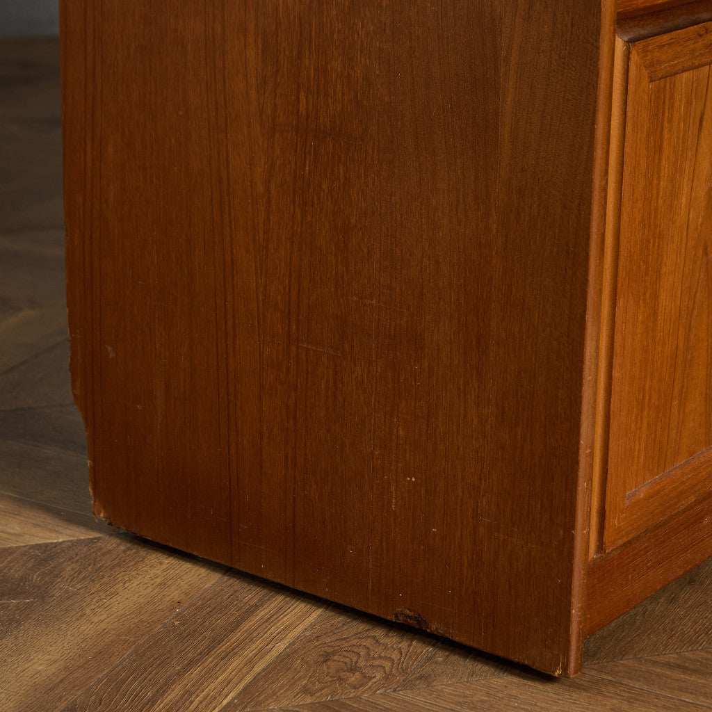 ヴィンテージ ウォールユニット ビューローブックケース