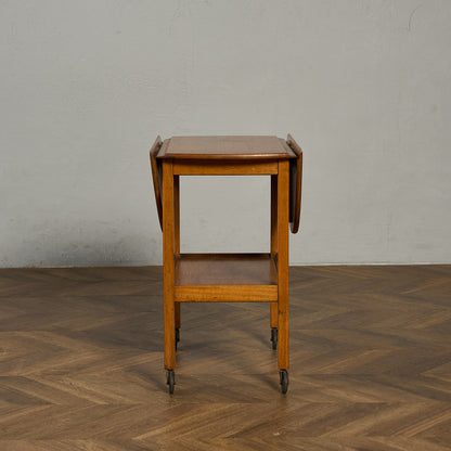 英国 ヴィンテージ ドロップリーフ トロリー ワゴン