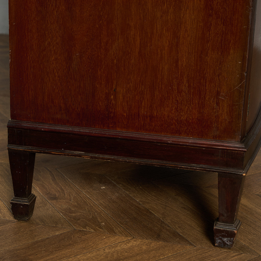 英国 アンティーク ビューロー ブックケース