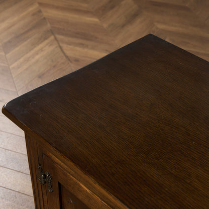 英国 クラシック オーク サイド キャビネット