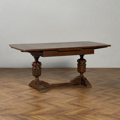 英国 クラシック ドローリーフ ダイニングテーブル