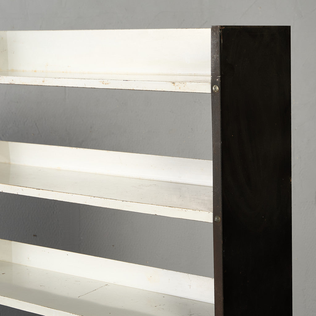 英国製 インダストリアル オープン スチール シェルフ