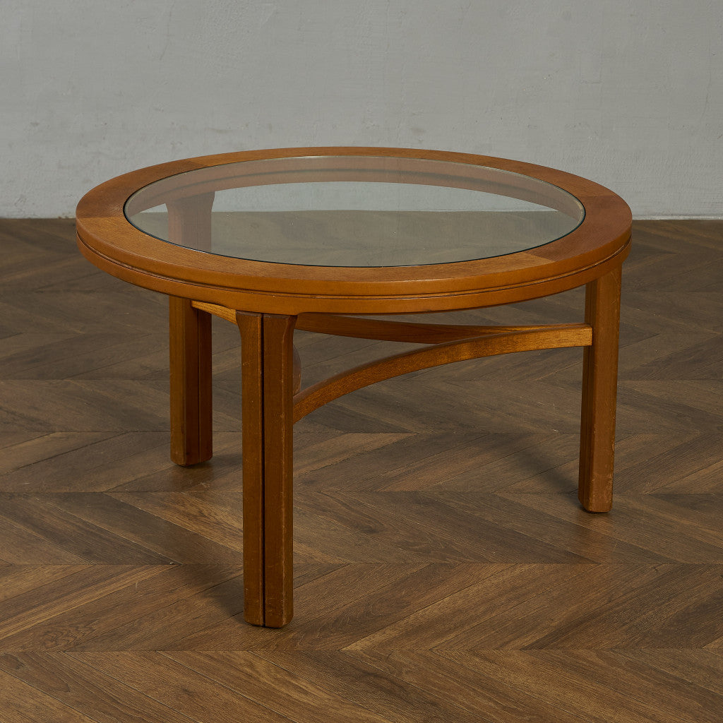 ネイサン Nathan ヴィンテージ ガラストップ センターテーブル #89545