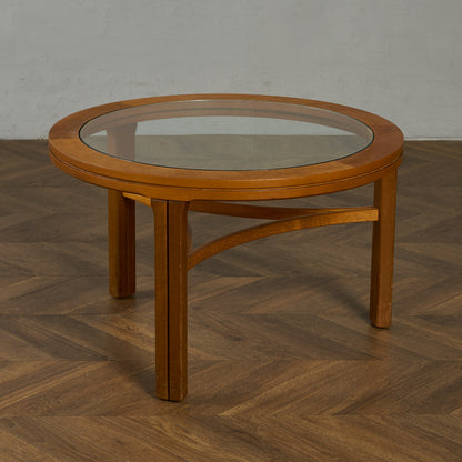 ネイサン Nathan ヴィンテージ ガラストップ センターテーブル #89545