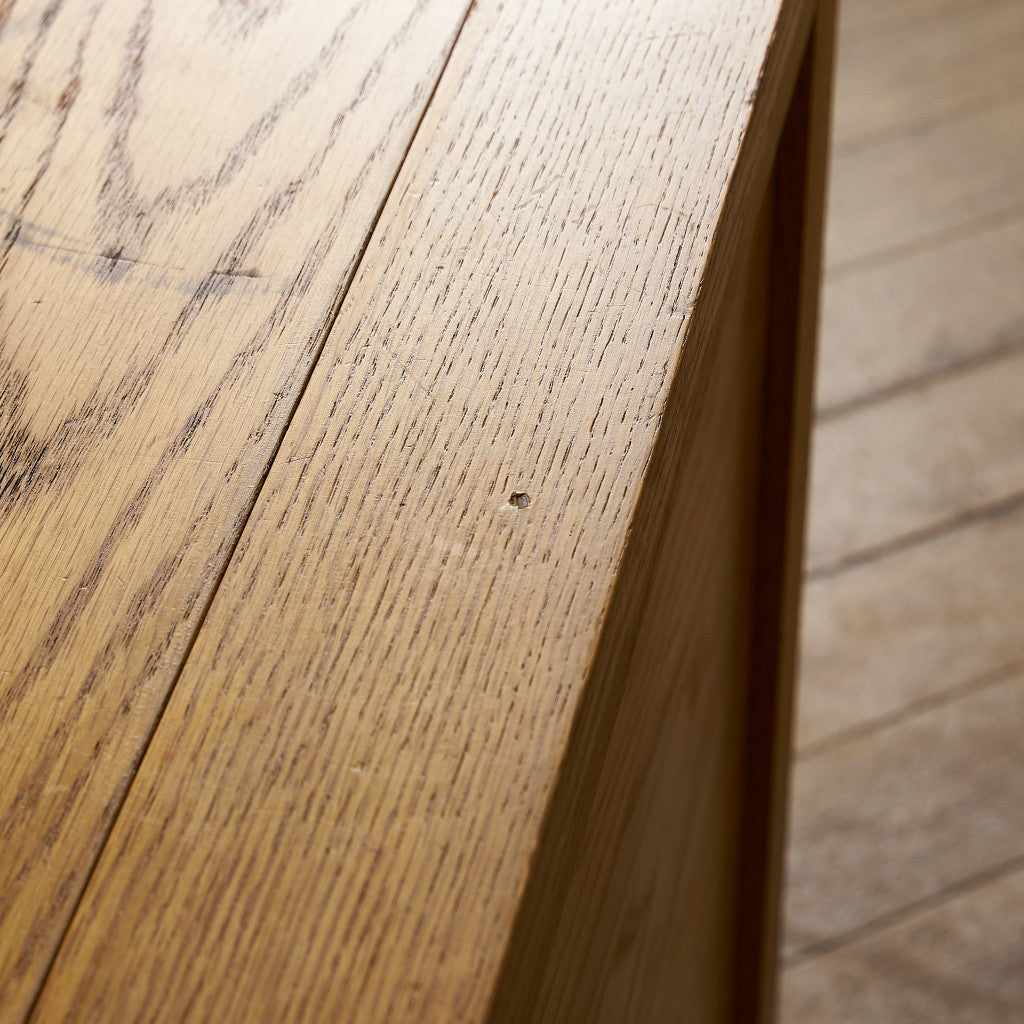 英国クラシック オーク材 ブランケットボックス