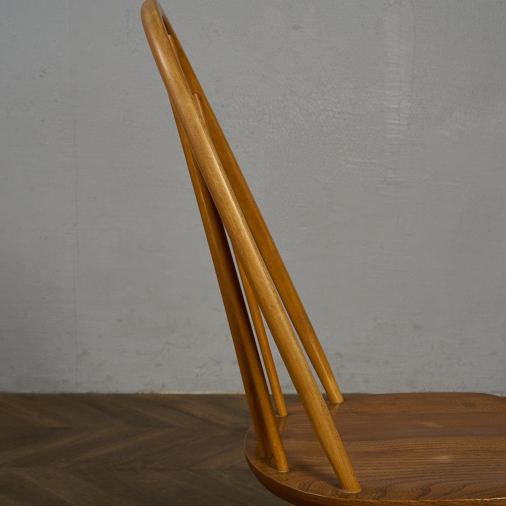 アーコール ERCOL ヴィンテージ クエーカーチェア ラウンドゴールド