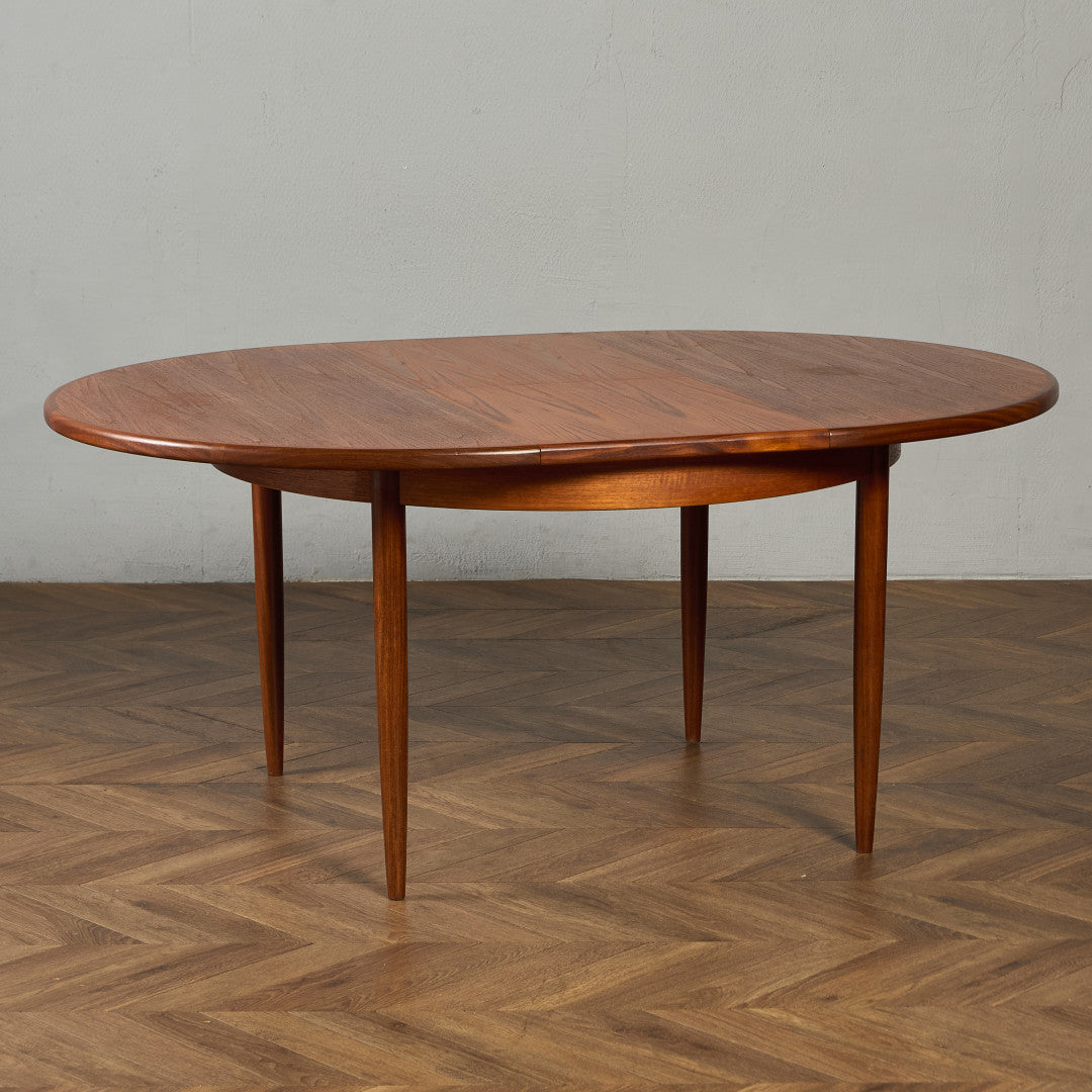 エクステンション ラウンド ダイニングテーブル