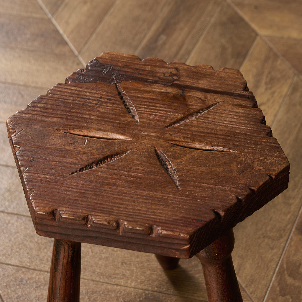 英国 クラシック ミルキングスツール