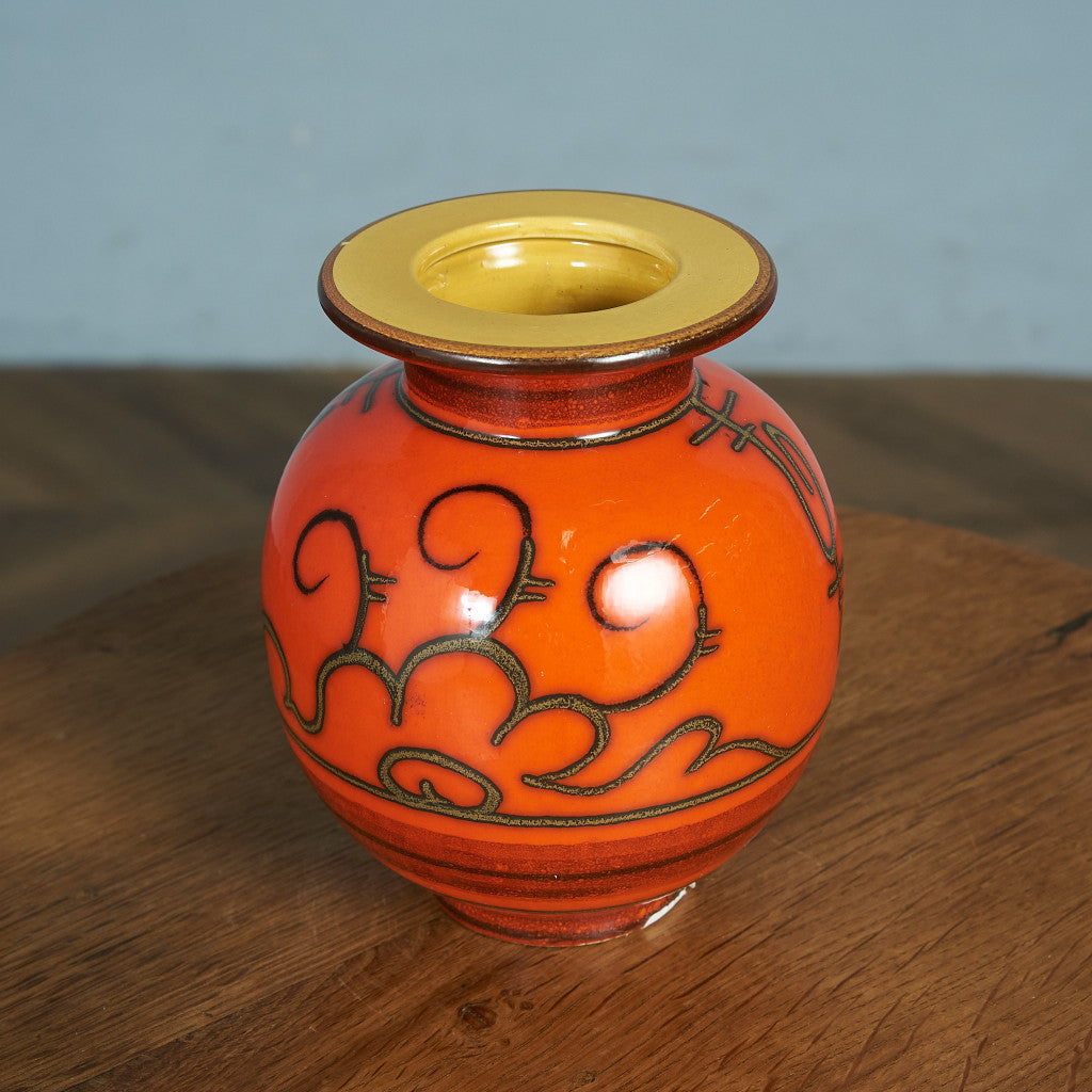 ヴィンテージフラワーベース German Art Pottery フラワーベース #81911 – camori ヴィンテージ家具