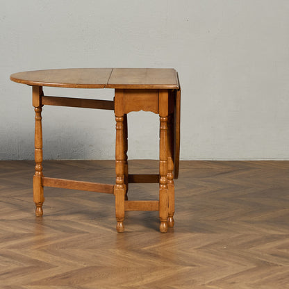 英国 クラシック ドロップリーフ ゲートレッグテーブル