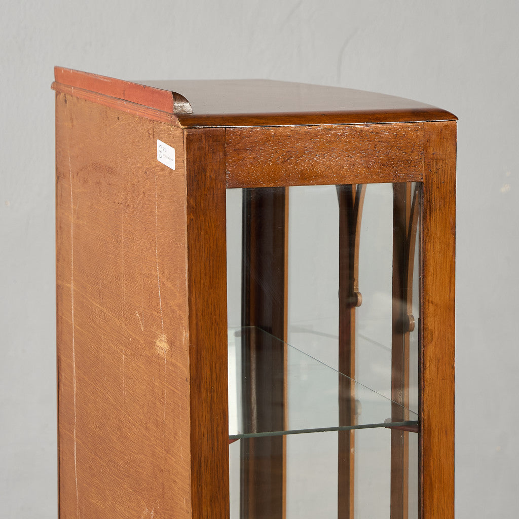 英国 クラシック ディスプレイ ガラス キャビネット