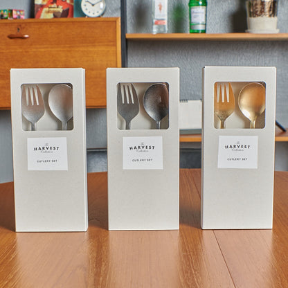 Sukkara and Poku CUTLERY SET / Gold