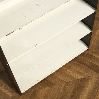 英国製 インダストリアル オープン スチール シェルフ