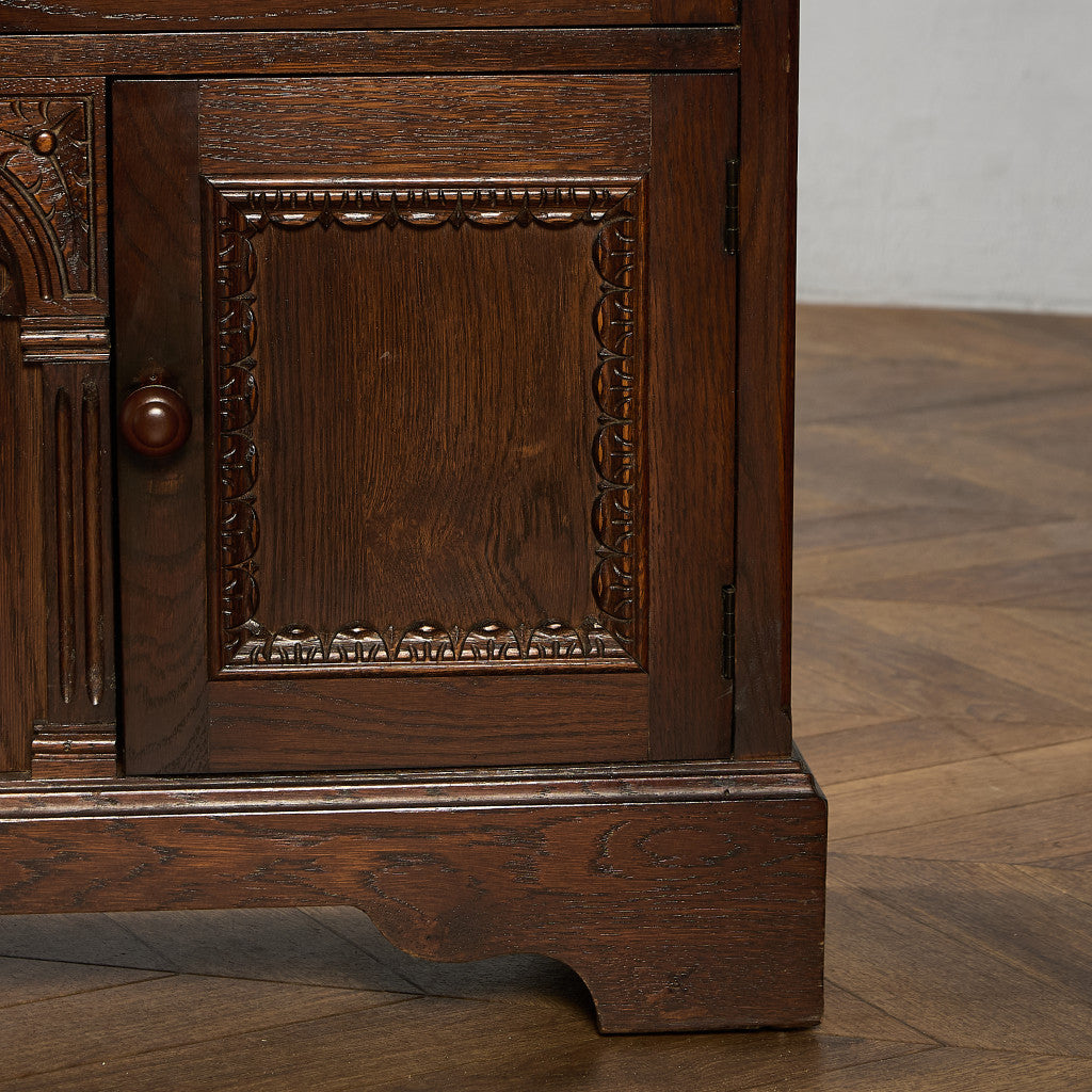 英国 クラシック オーク材 ブックケース