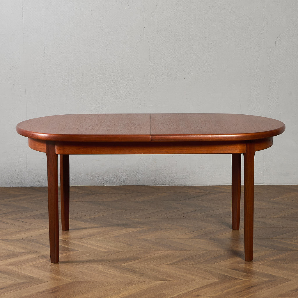 英国 ヴィンテージ オーバル ロング ダイニングテーブル