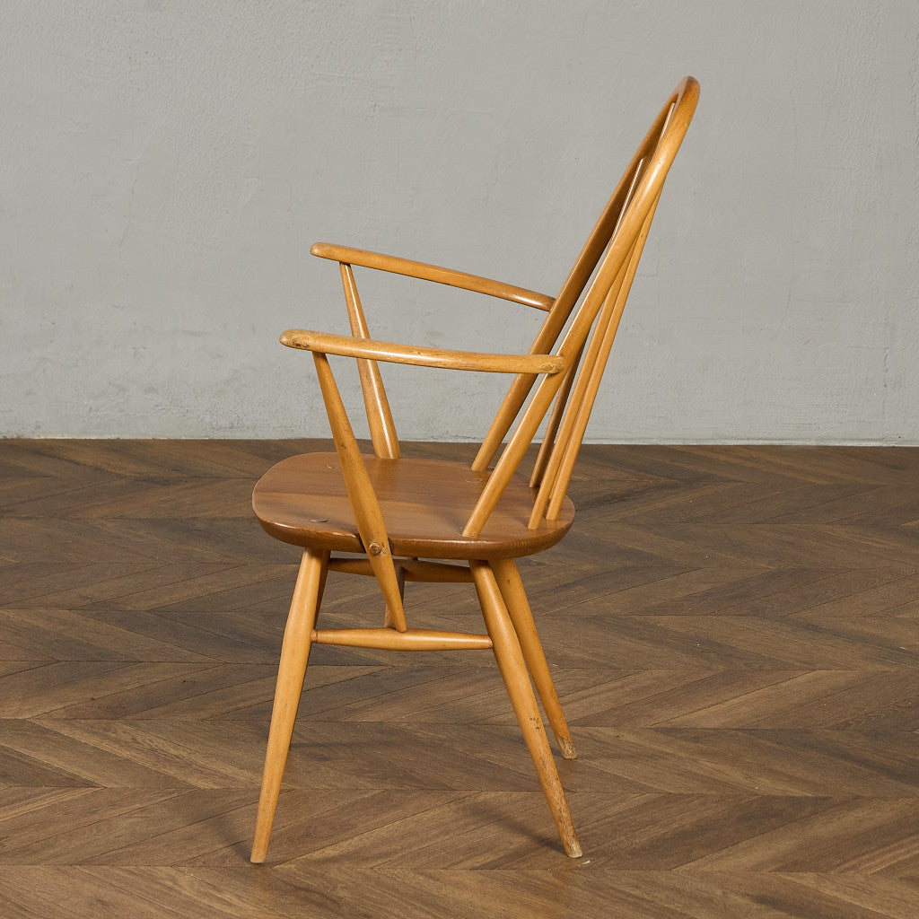 アーコール ERCOL ヴィンテージ クエーカー アームチェア ブルーラベル #89762