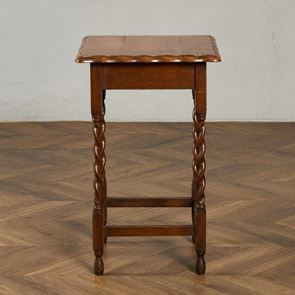 英国 クラシック バーリーシュガーツイスト サイドテーブル