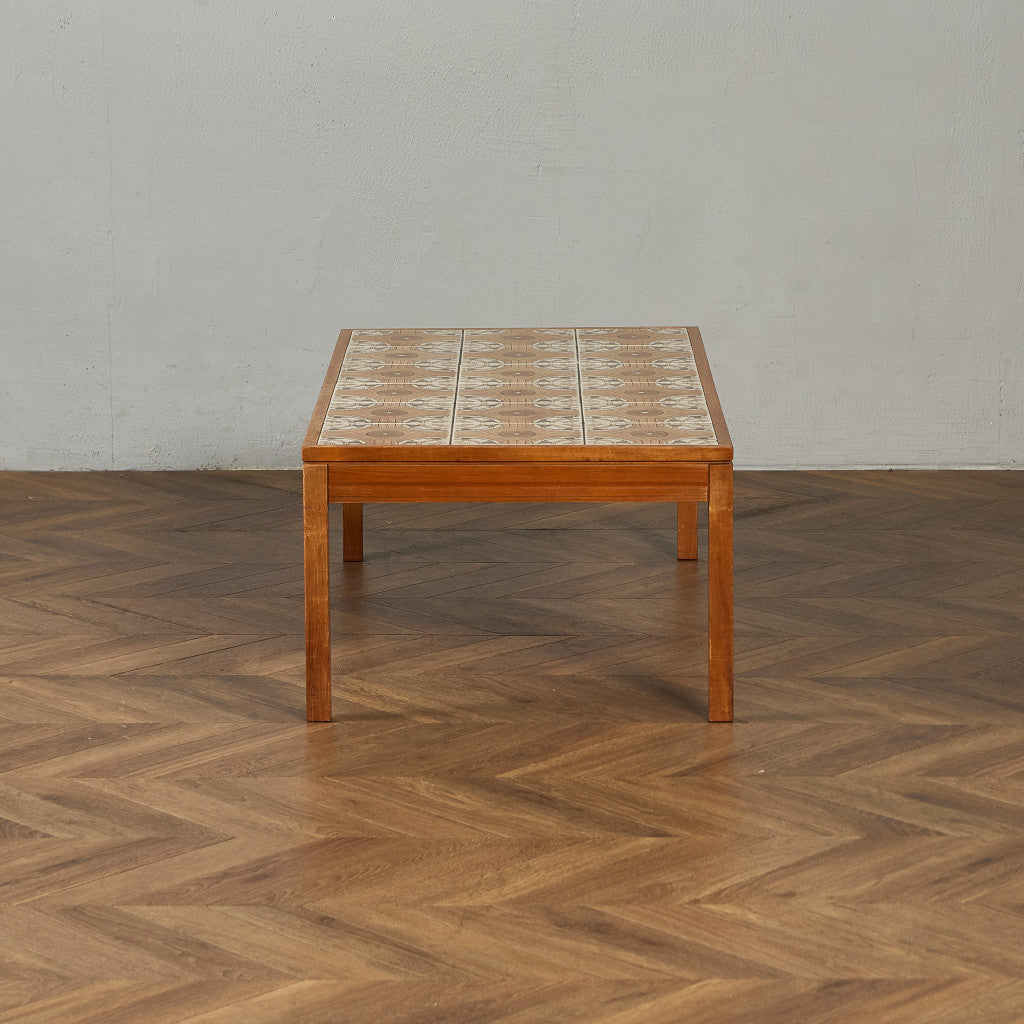 イギリス ヴィンテージ タイルトップ コーヒーテーブル センターテーブル