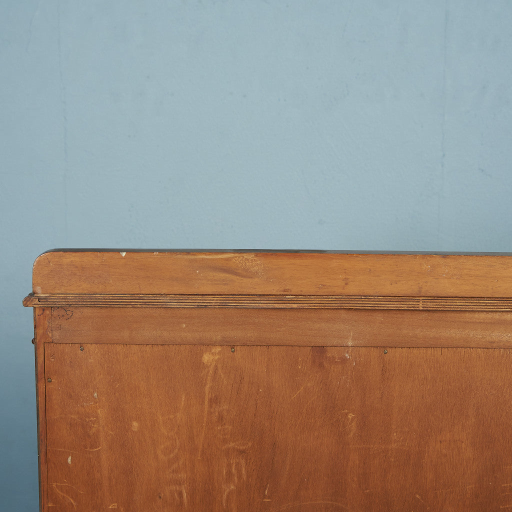 英国クラシック ウォールナット材 ブックケース / 食器棚