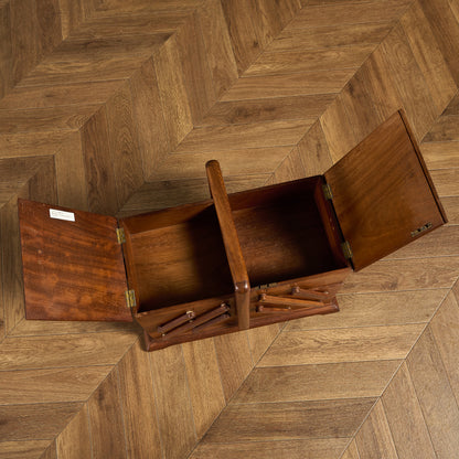 英国 ヴィンテージ ソーイングボックス #95619