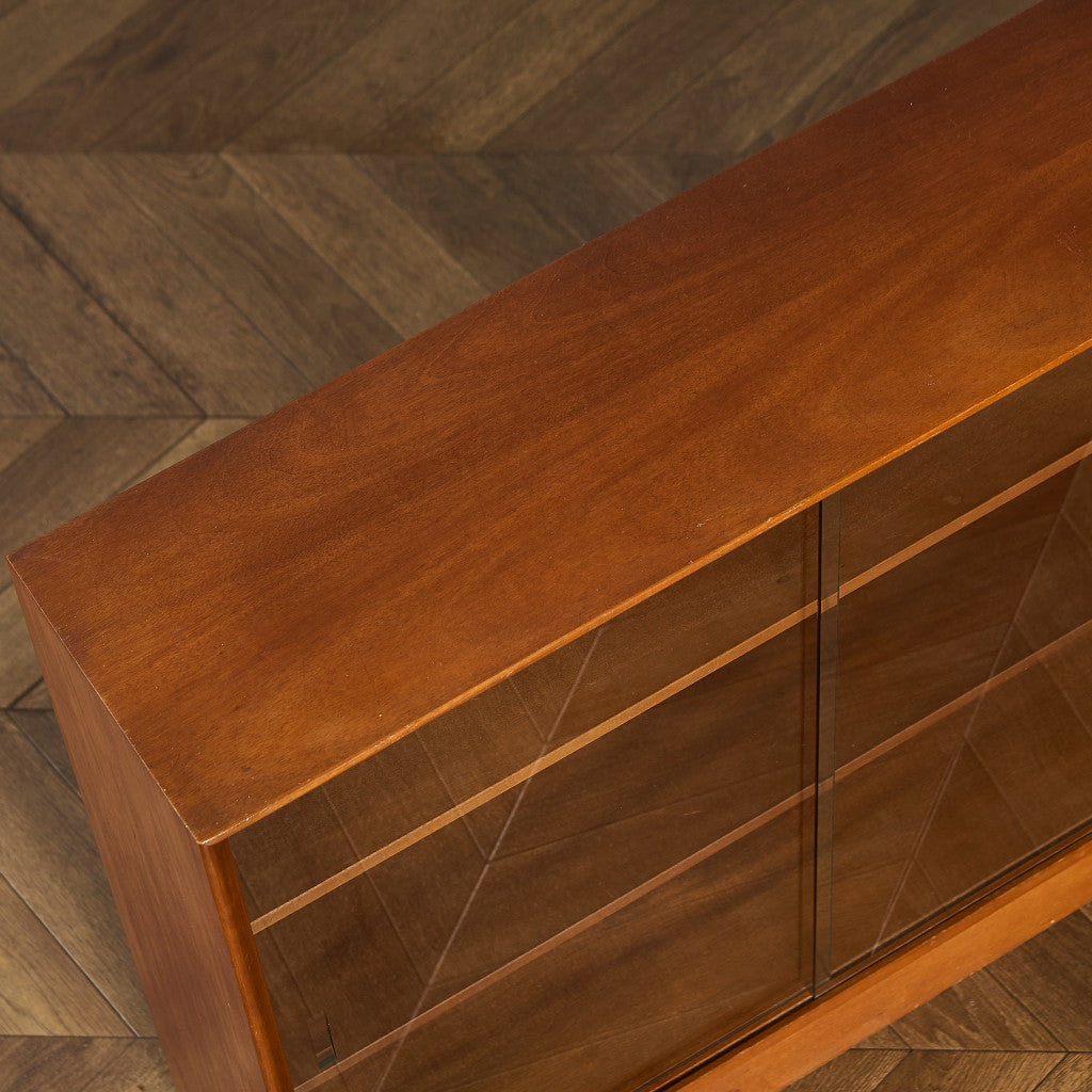 ヴィンテージ ガラスキャビネット