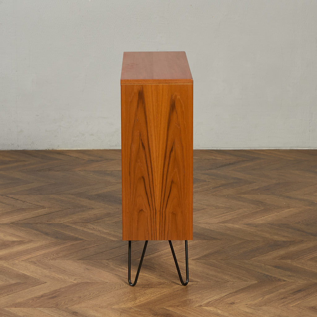 ヴィンテージ ブックシェルフ  カスタム アイアンヘアピンレッグ