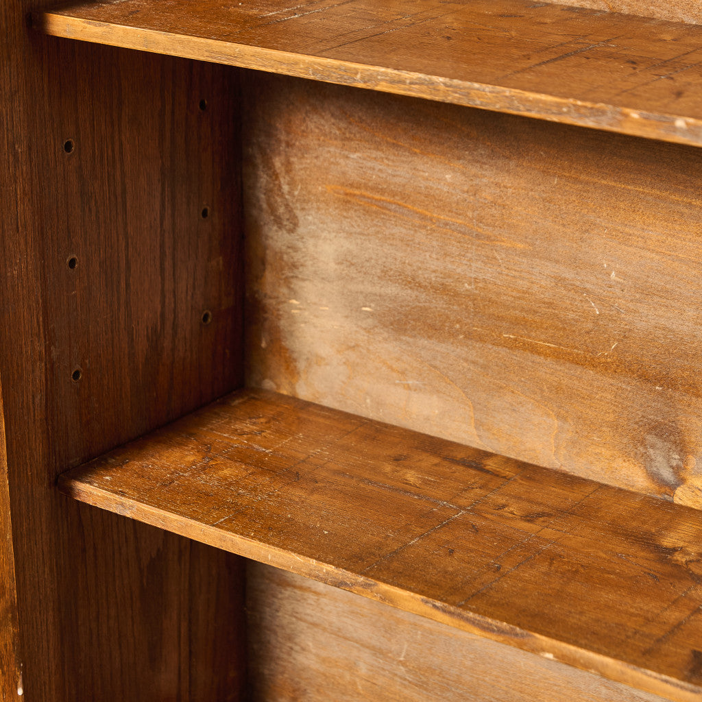 英国 クラシック オーク材 ブックケース 食器棚