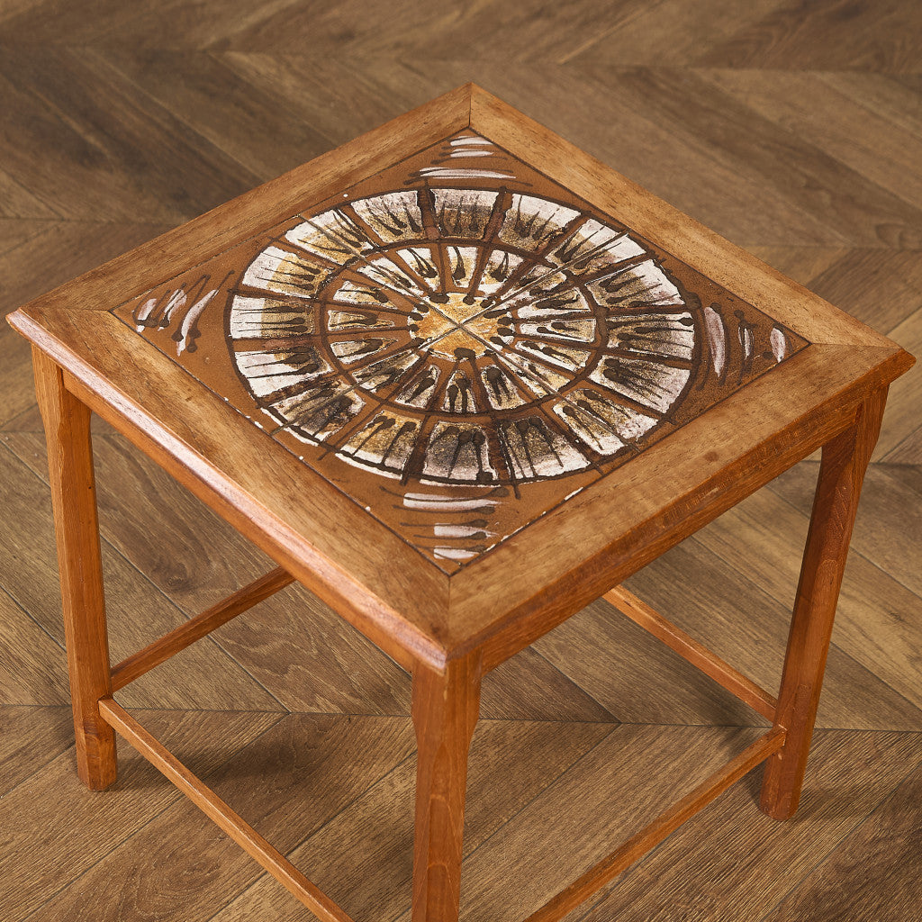 デンマーク TOFTEN タイルトップ ネストテーブル