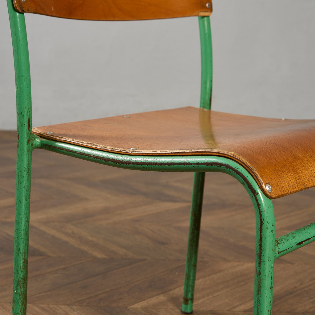 ヴィンテージ スタッキング スクールチェア