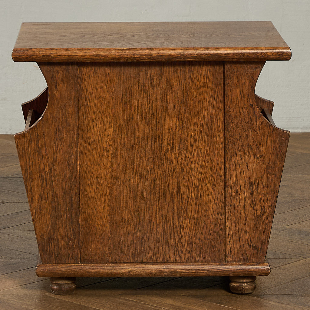 英国 クラシック マガジンラック付き サイドテーブル