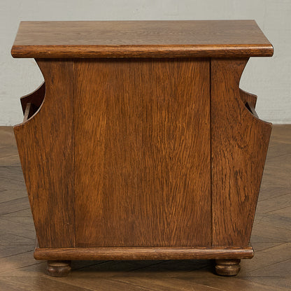 英国 クラシック マガジンラック付き サイドテーブル