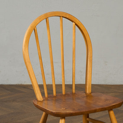 アーコール ERCOL ヴィンテージ 4本 スポーク フープバックチェア ラウンドゴールドラベル #89987