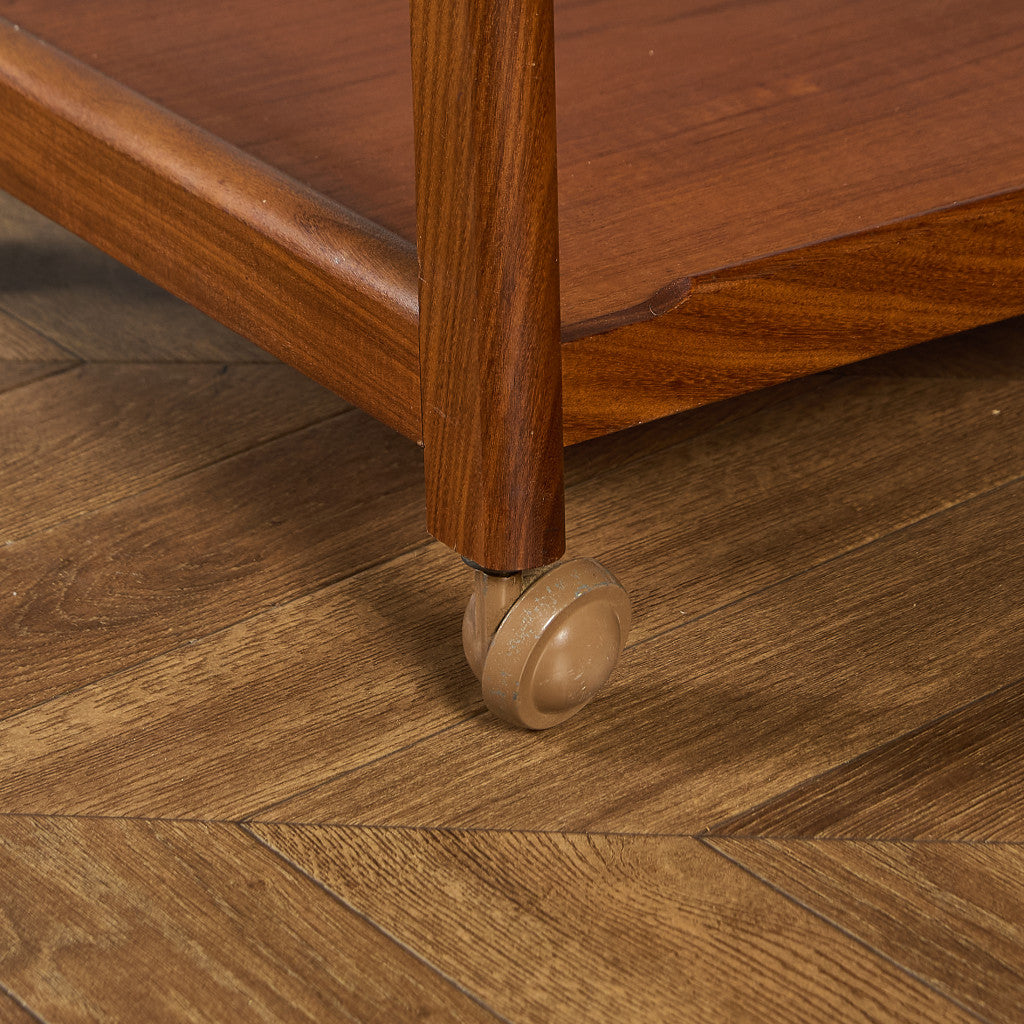 英国 ヴィンテージ ドロップリーフ トロリーワゴン