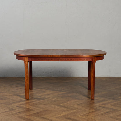 ヴィンテージ エクステンション オーバル ロング ダイニングテーブル