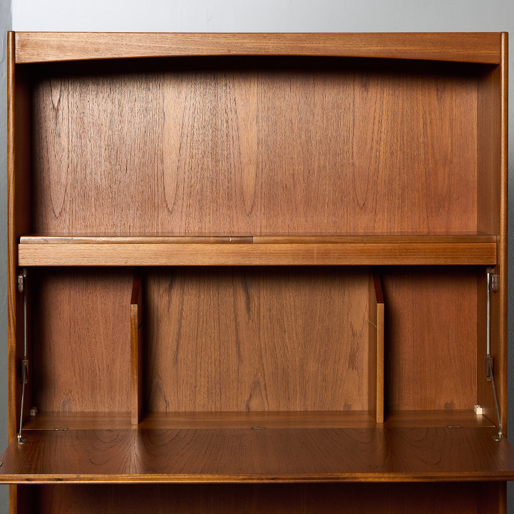 ヴィンテージ ウォールユニット ビューローブックケース