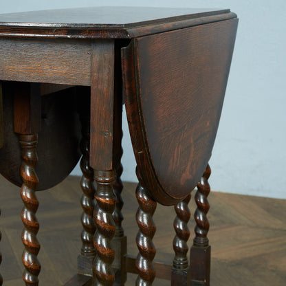 英国クラシック ドロップリーフ ゲートレッグテーブル #83843