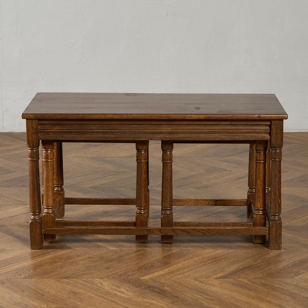 英国 クラシック ネストコーヒーテーブル センターテーブル #95415